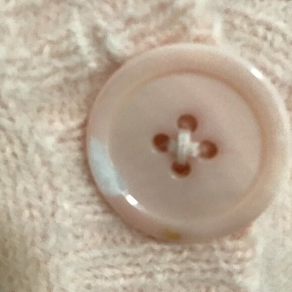 Nougat London Angora/Nylon Blend Button Front V-Neck Cardigan Size S - Picture 11 of 13